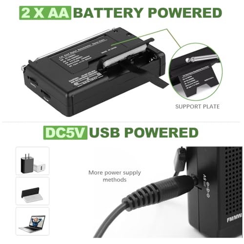 ZORBES® Portable Outdoor Camping FM MW SW Personal Travel Transistor LCD Music Player Battery Operated with Lanyard Battery Not Included 2 PCS ZORBES® Portable Outdoor Camping FM MW SW Personal Travel Transistor LCD Music Player Battery Operated with Lanyard Battery Not Included 2 PCS